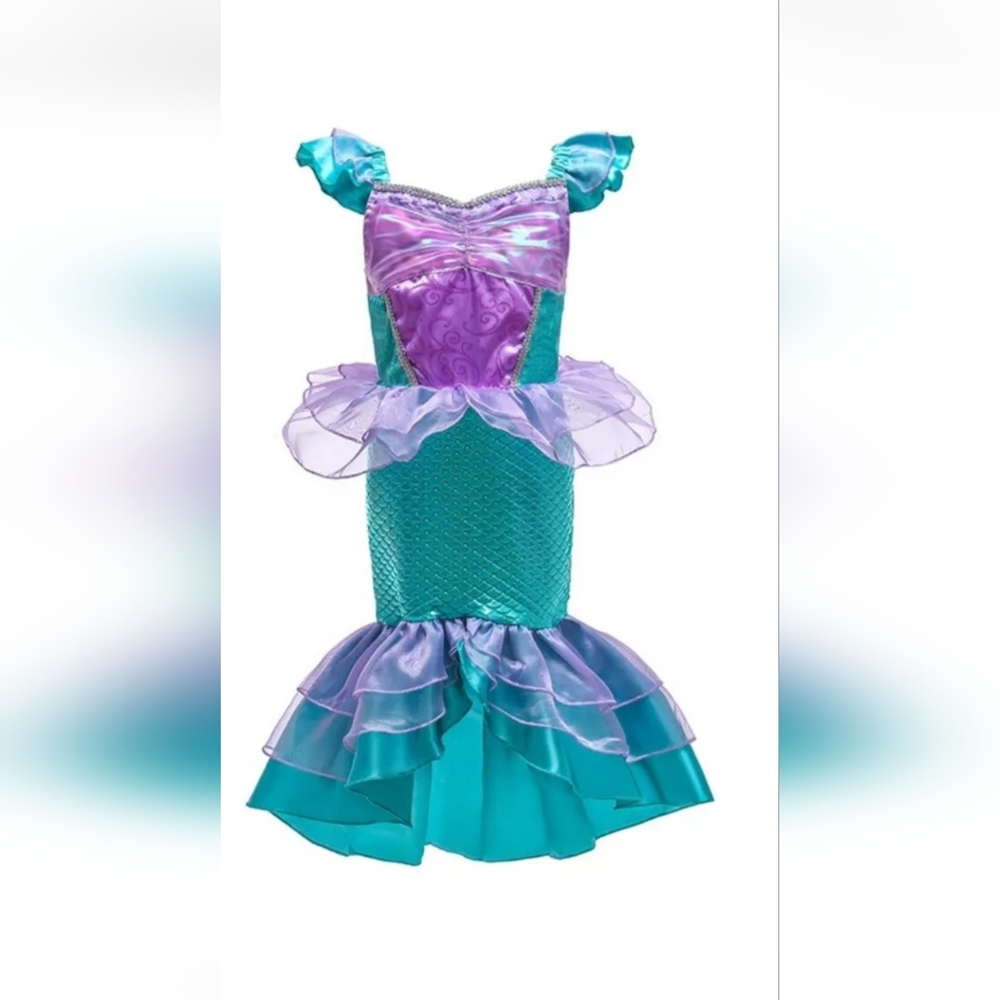 Ariel Princess Halloween Costume | Little Mermaid Birthday Outfit for Gi… - Picture 2 of 5
